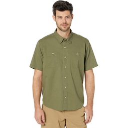 LLBean Lakewashed Camp Shirt Short Sleeve Traditional Fit