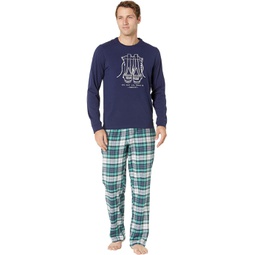 Mens LLBean Camp Pajamas Set Regular