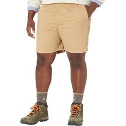 LLBean Lakewashed Stretch Pull-On Khaki Shorts