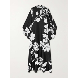 LA DOUBLEJ Magnifico floral-print silk-twill gown