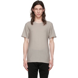 Grey Cotton T Shirt 221925M213007