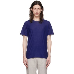 Blue Cotton T Shirt 221925M213008