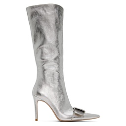 Silver Buckle Boots 222448F114000