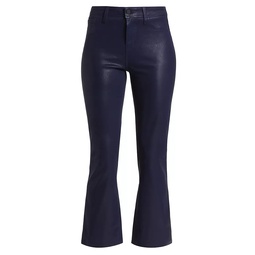 Kendra Cropped Coated Jeans