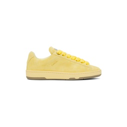 Yellow Suede Curb Lite Sneakers 241254M237017