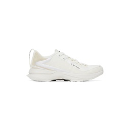White L I Mesh Sneakers 241254M237039