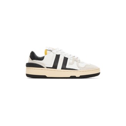 White   Black Clay Sneakers 231254M237051