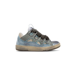 SSENSE Exclusive Blue Curb Sneakers 232254M237049