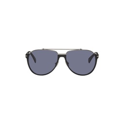 Black Aviator Sunglasses 222254M134005