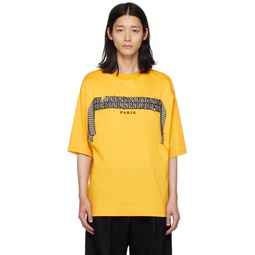 Yellow Curb Lace T Shirt 232254M213005