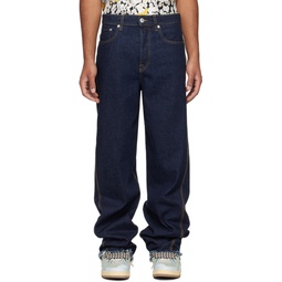 Indigo Twisted Jeans 232254M186001