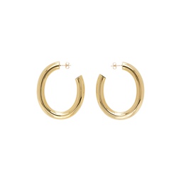 Gold Curve Earrings 232253F022001