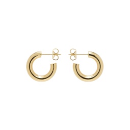 Gold Mini Hoop Earrings 241253F022003
