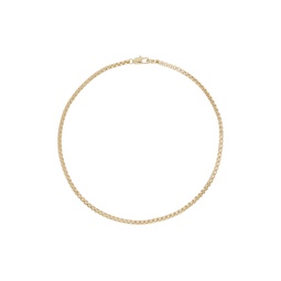 Gold Box Chain Necklace 222253F023013