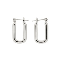 Silver Cresca Hoop Earrings 232253F022019