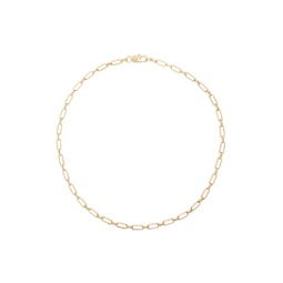 Gold Bar Chain Necklace 232253F023014