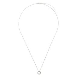 Silver Le 1g Round Necklace 241694M145003