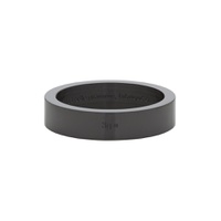 Black Ceramic Le 3 Grammes Ribbon Ring 202694M147020