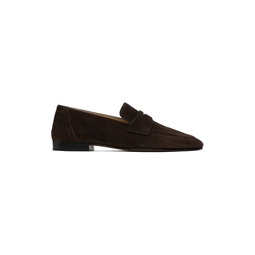Brown Soft Loafers 241226F121001