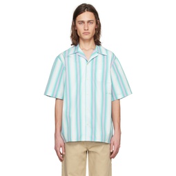 White Striped Shirt 241215M192005