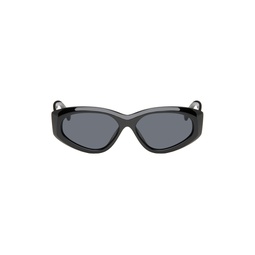 Black Under Wraps Sunglasses 241135F005028
