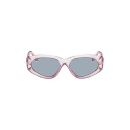 Pink Under Wraps Sunglasses 241135F005029