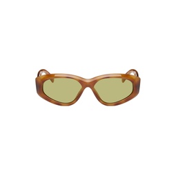 Tortoiseshell Under Wraps Sunglasses 241135F005030