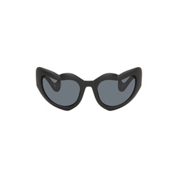 Black Fast Love Sunglasses 241135F005022