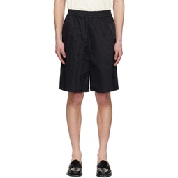 Black Four Pocket Shorts 231495M193003