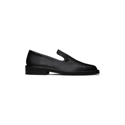Black Leather Loafers 231495M231001