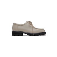 Taupe Lace Up Derbys 232448F120002