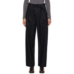 Gray Belted Trousers 232646F069012