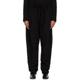 Black Relaxed Lounge Pants 222646F086000