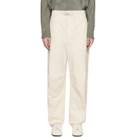 Off White Maxi Trousers 241646M191009