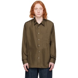 Brown Loose Shirt 241646M192019