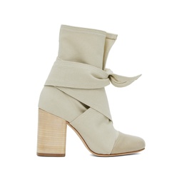 Taupe Wrapped 90 Boots 241646F113001