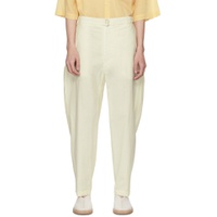 Yellow Belted Trousers 241646M191013