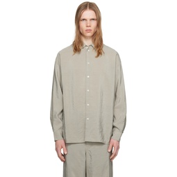 Gray Twisted Shirt 241646M192037