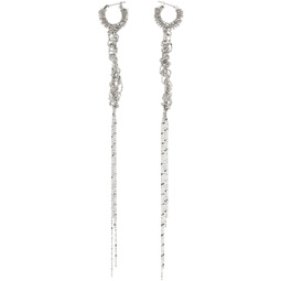 Silver Tangle Long Earrings 241646F022003