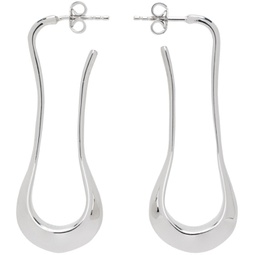 Silver Short Drop Earrings 232646F022005
