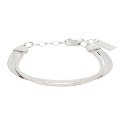 Silver Water Snake Bracelet 241646M142000
