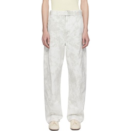 Off-White Twisted Belted Jeans 241646M186008