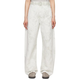 Off-White Twisted Belted Jeans 241646F069003