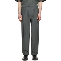 Green Washed Trousers 241646M191004