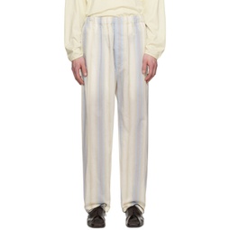 Beige Relaxed Trousers 241646M191021