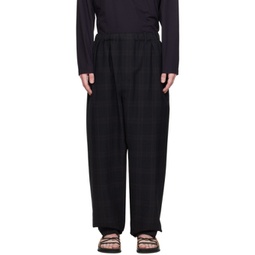 Navy Relaxed Trousers 241646M191023