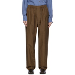 Brown Relaxed Trousers 232646F087005