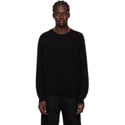 Black Relaxed Sweater 241646M201003