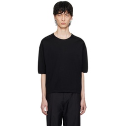 Black Relaxed T-Shirt 241646M213005