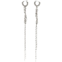 Silver Tangle Long Earrings 241646F022003